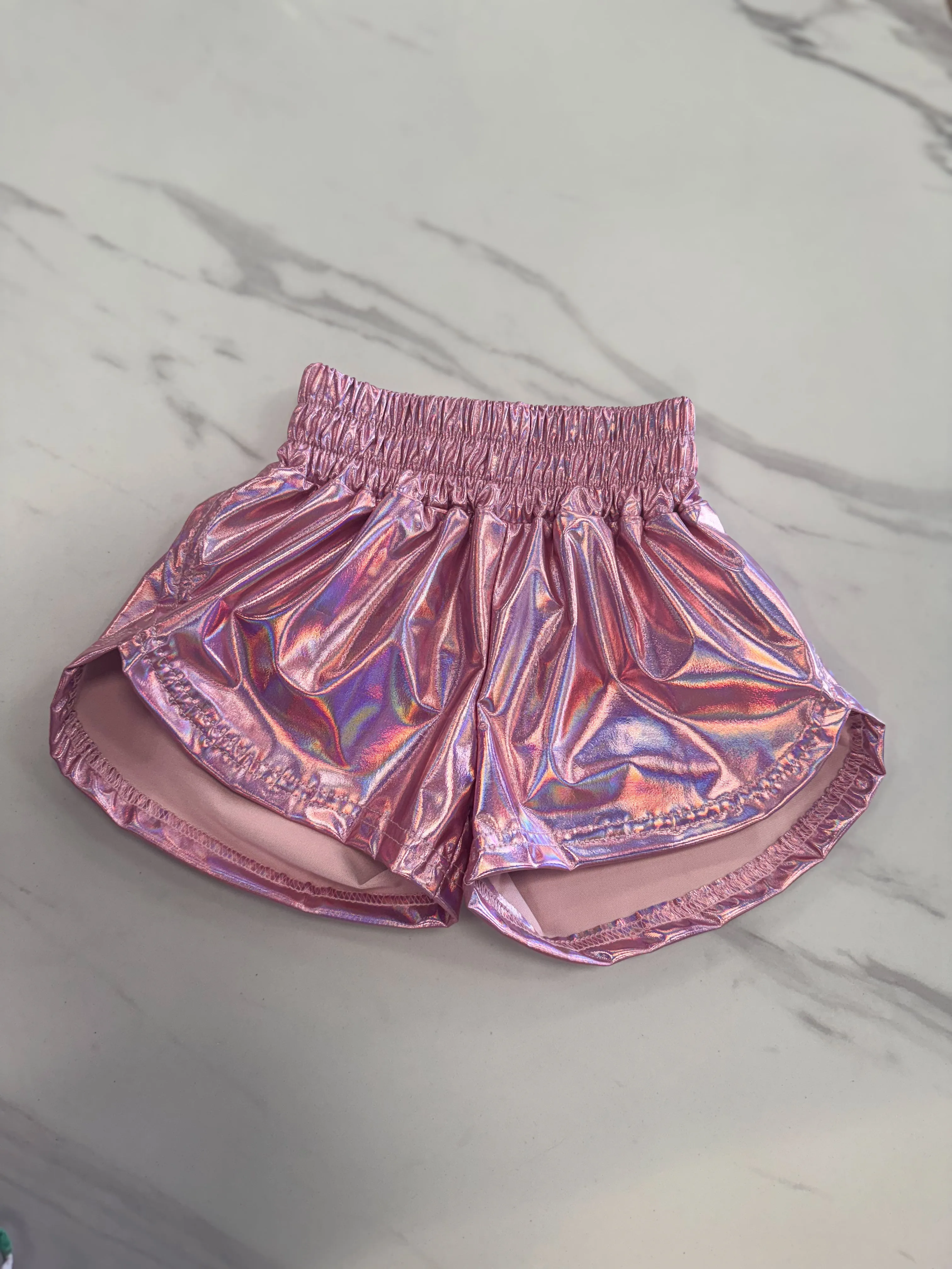 Metallic Kid Short - Multiple Color Options