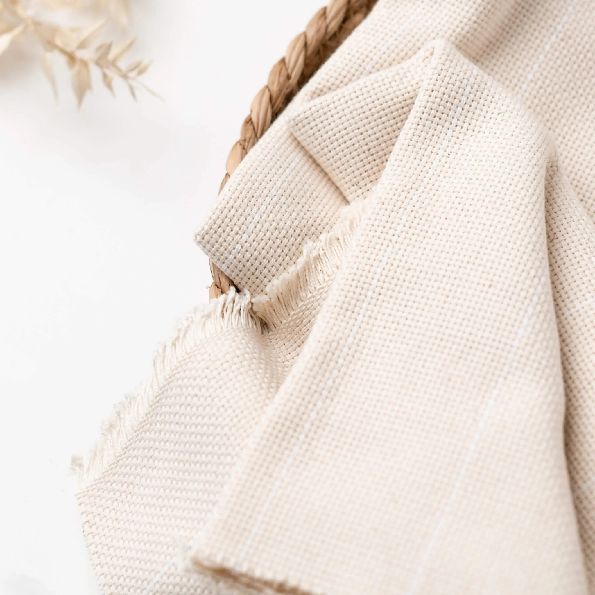 Monks cloth punch needle fabric (USA)