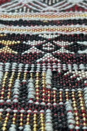 Moroccan area rug from Tifelt, Vegetable silk fabric, 5'1" x 7'5" or 156 cm x 227 cm
