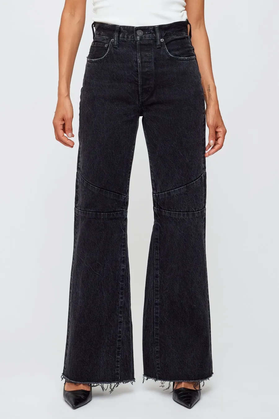 Moussy Vintage - Angeline Switching Flare - Black