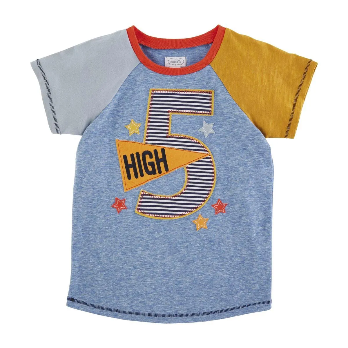 Mud Pie Boy Birthday Tee - High Five