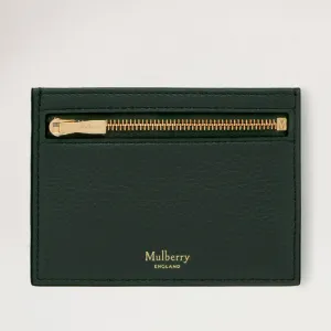 MULBERRY Zipped Credit Card Slip SCG in Mulberry Green