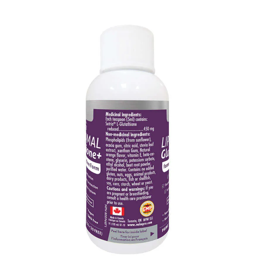 Naka Liposomal Glutathione 120mL Liquid