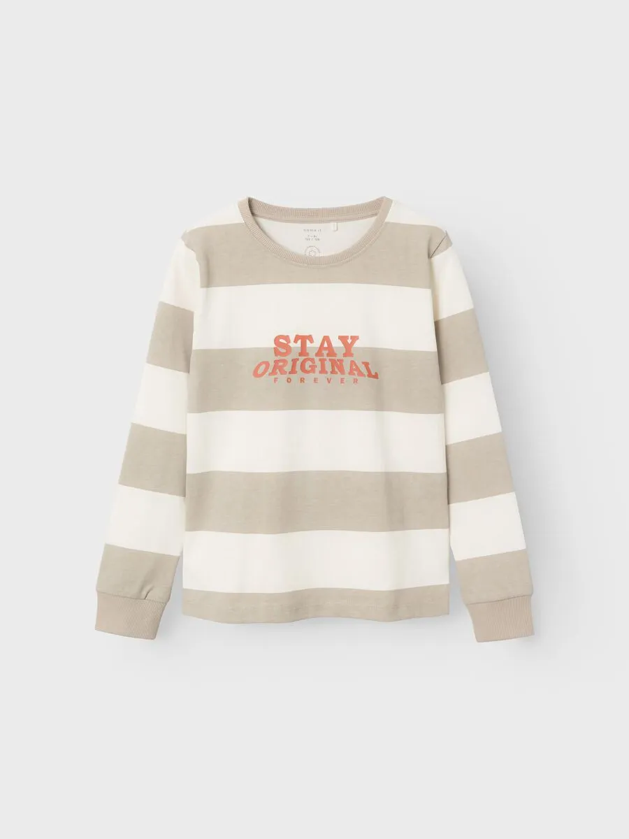 Name It | Kid Boy Striped Long  Sleeved Top