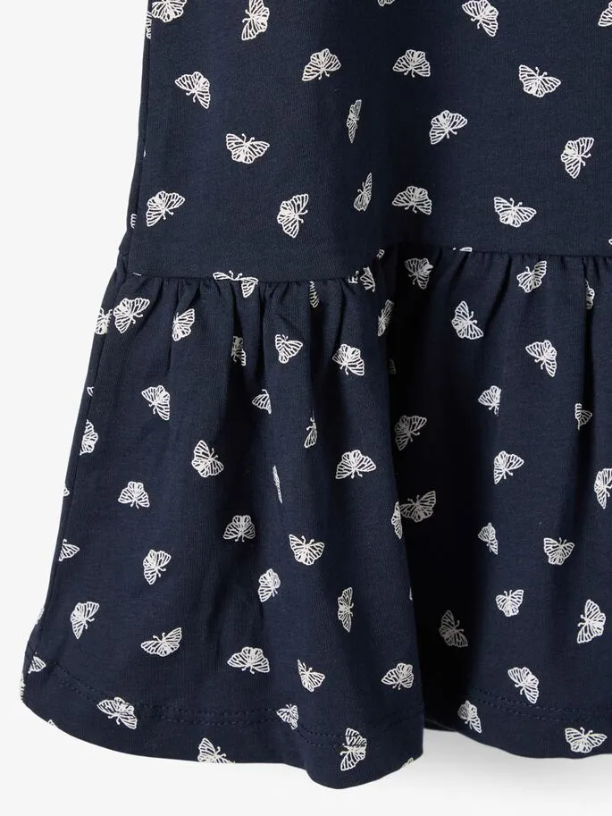 NAME IT | Kid Girl Butterfly Print Dress