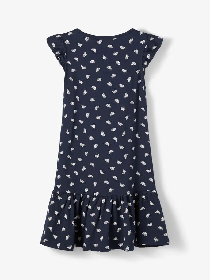 NAME IT | Kid Girl Butterfly Print Dress