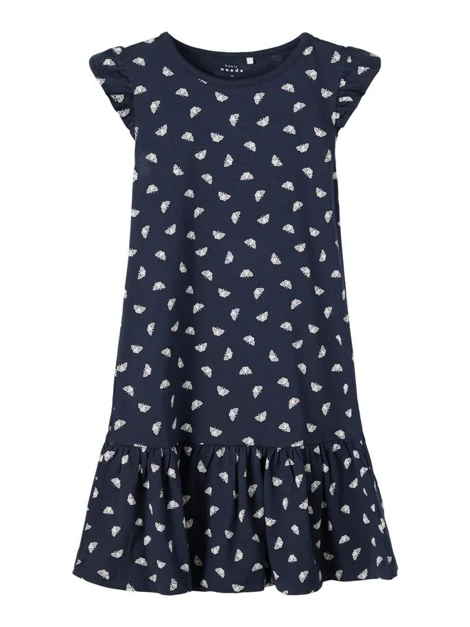 NAME IT | Kid Girl Butterfly Print Dress