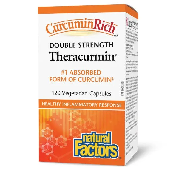 Natural Factors Theracurmin® DS 60 mg Vegetarian Capsules