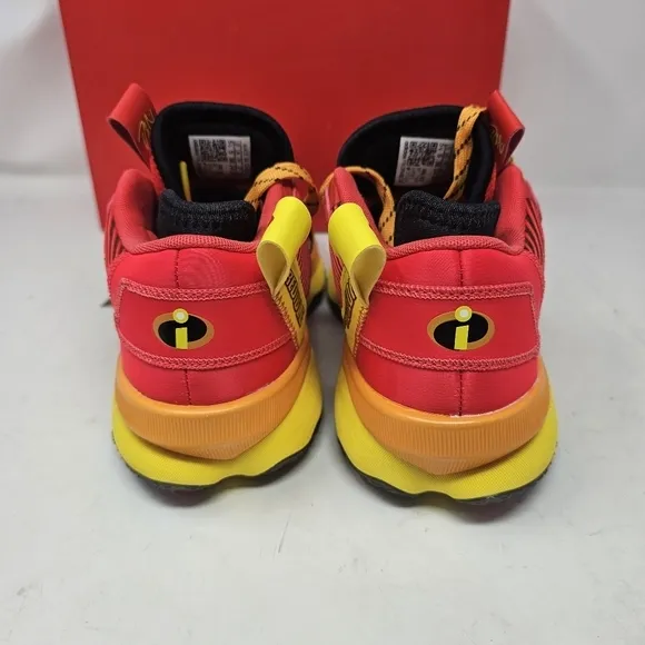 New Pixar x Adidas Dame 8 Big Kid Mr. Incredible Size 5.5Y 7 Women's Red Yellow.