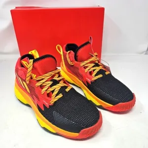 New Pixar x Adidas Dame 8 Big Kid Mr. Incredible Size 5.5Y 7 Women's Red Yellow.