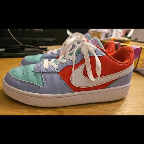 Nike Court Borough Low Recraft Cobalt Bliss Size 5Y Light Use