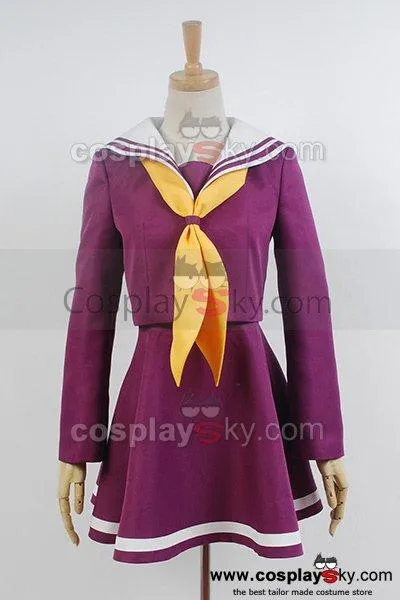 NO GAME NO LIFE Shiro Sailor Suit Cosplay Uniform Costume