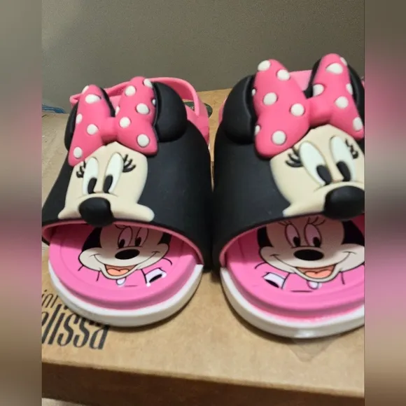 NWT Mini Melissa Minnie Mouse Sandals Size 5