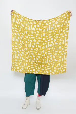 Organic Cotton Baby Blanket/Swaddle - Doodles
