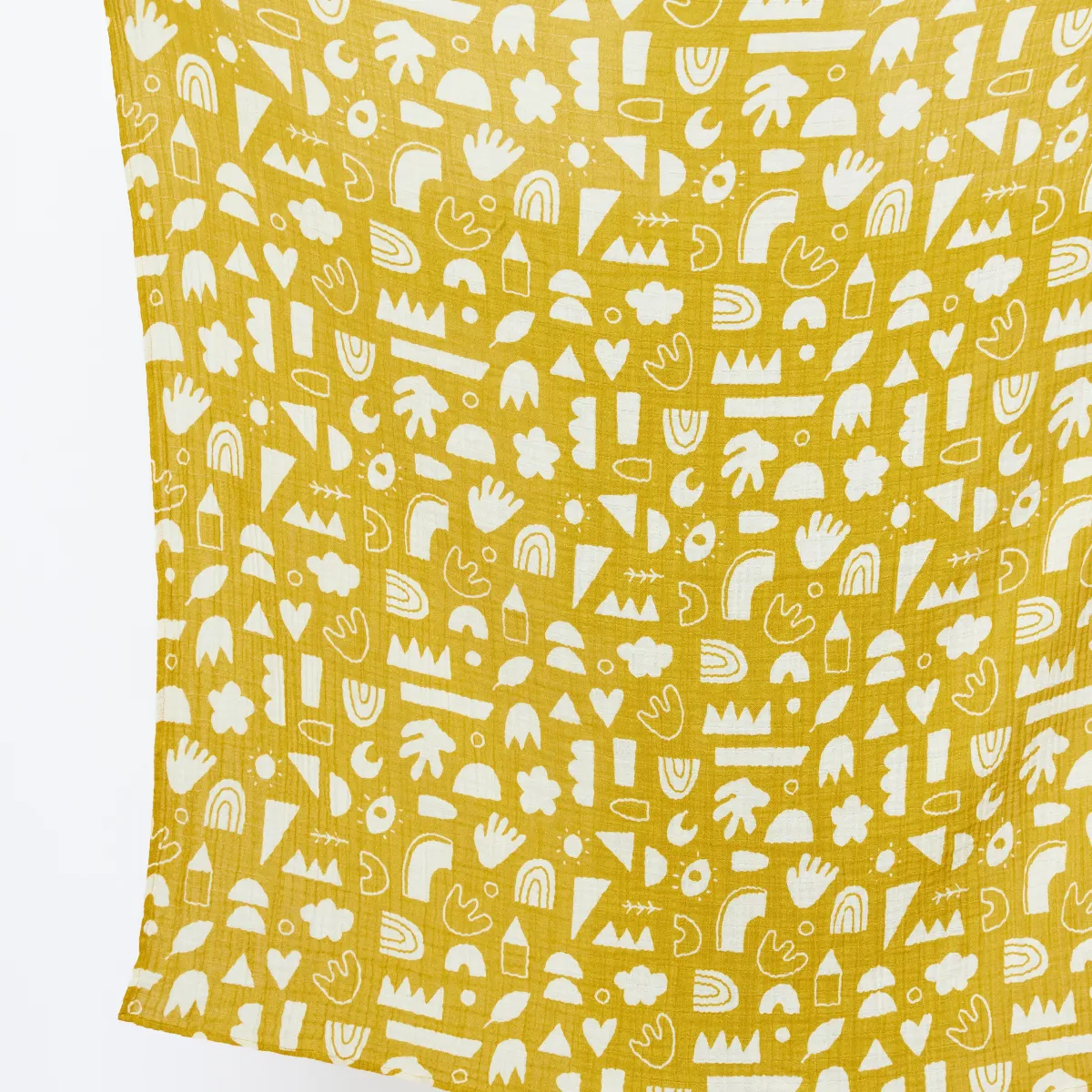 Organic Cotton Baby Blanket/Swaddle - Doodles
