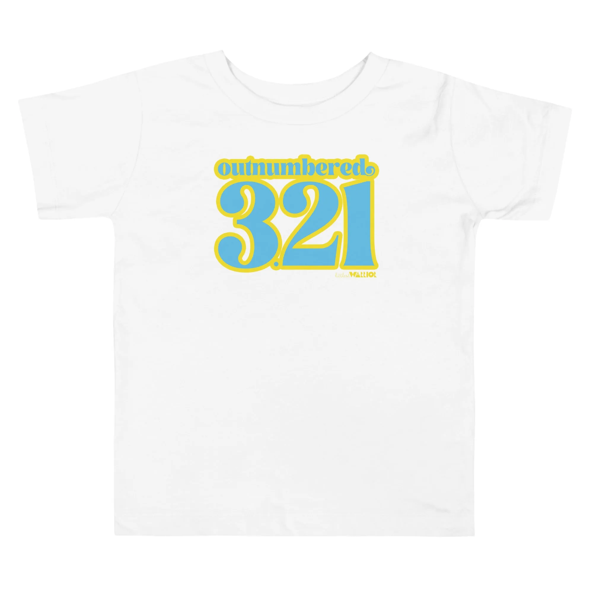 Outnumbered 321 Toddler Short Sleeve Tee