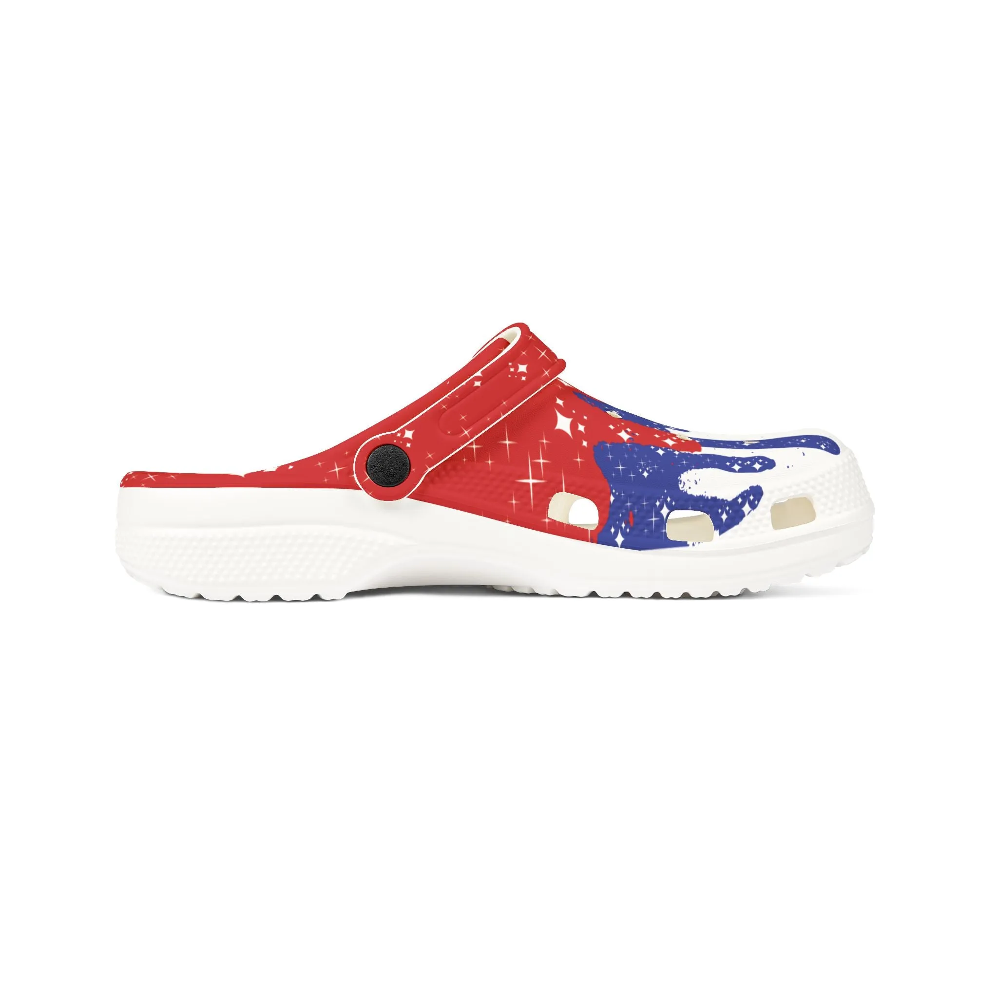 Patriotic Drip - Foam Rubber Shoes