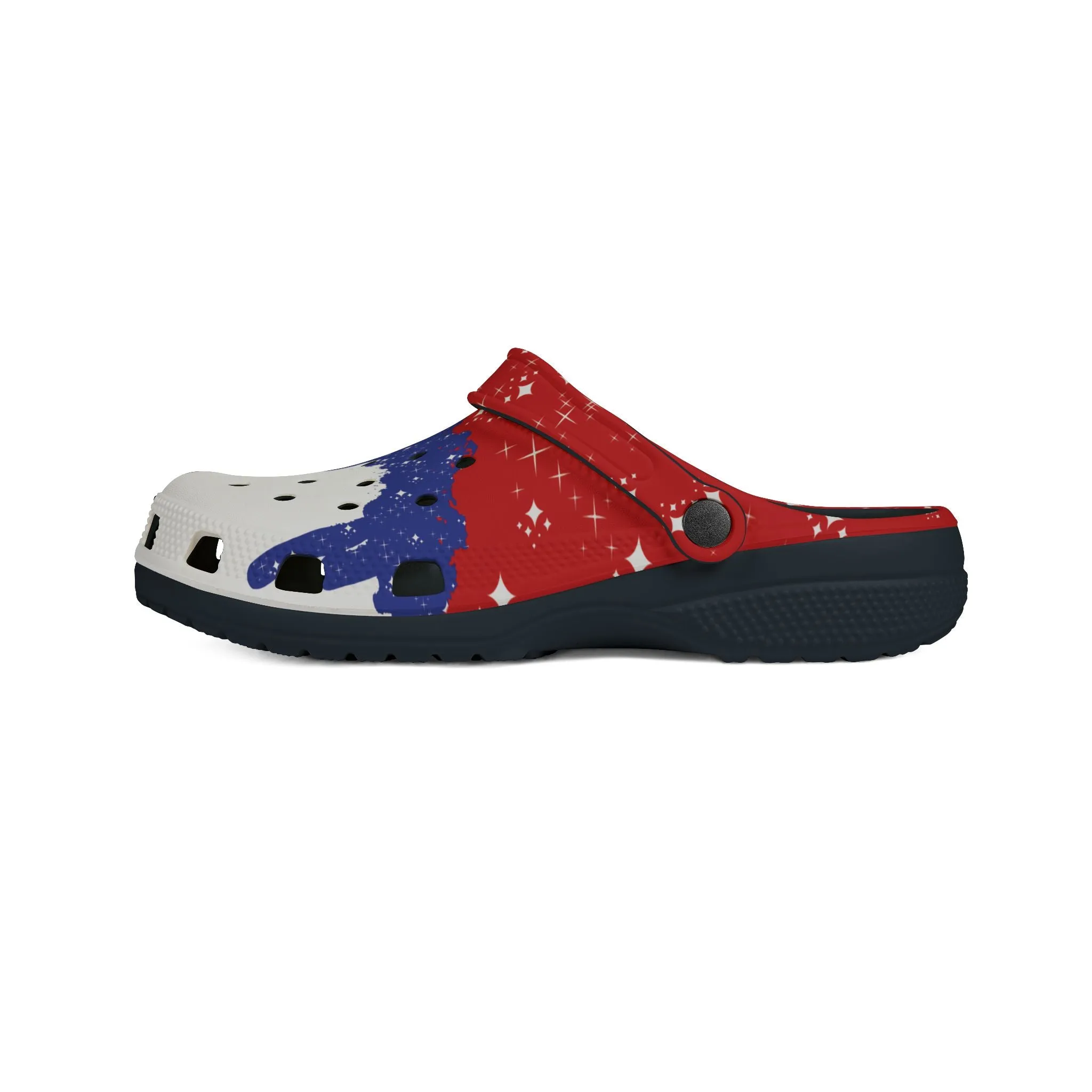 Patriotic Drip - Foam Rubber Shoes