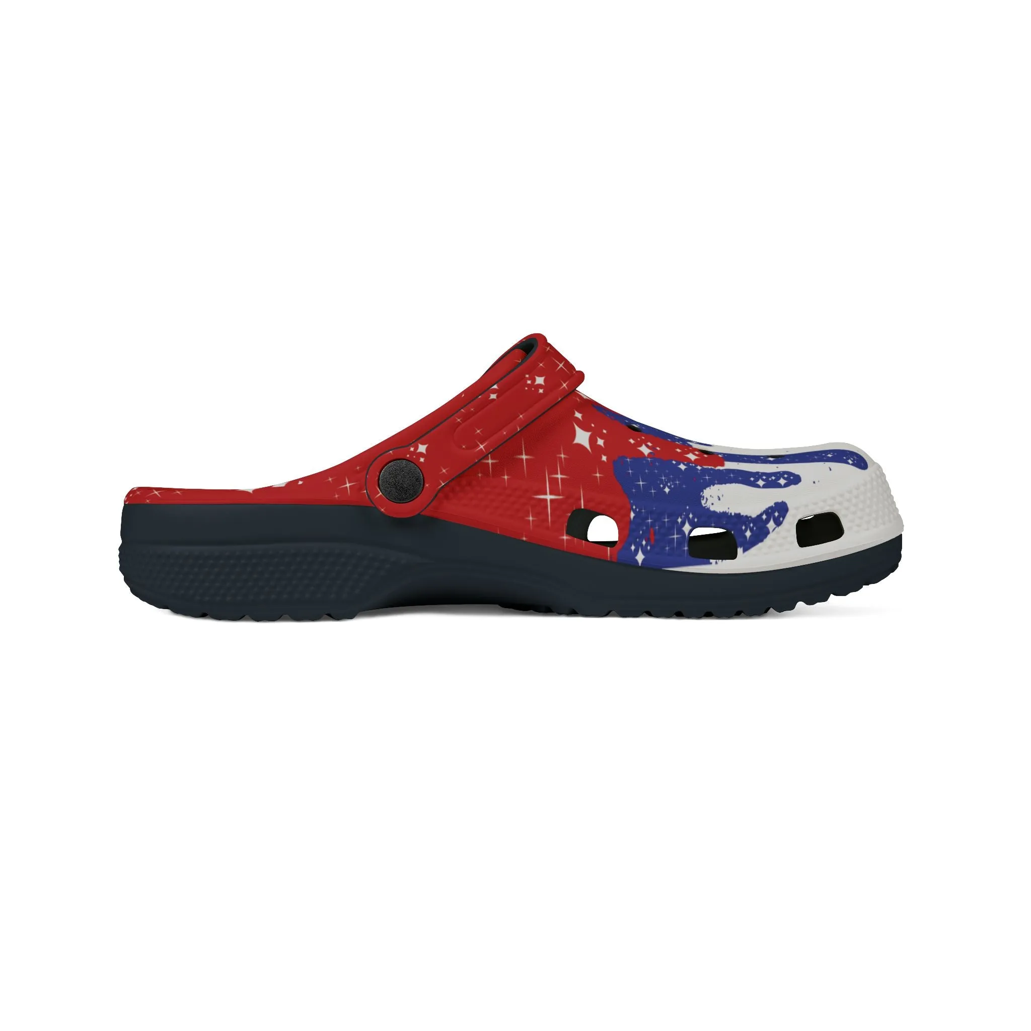 Patriotic Drip - Foam Rubber Shoes