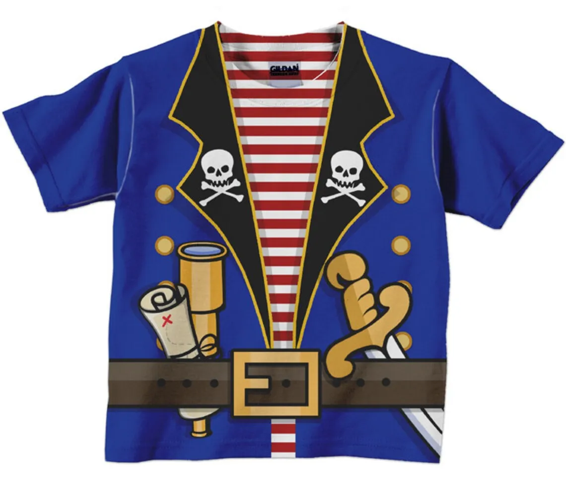 Personalized Pirate Shirt, Boys Pirate Birthday Shirt, Pirate T-Shirt
