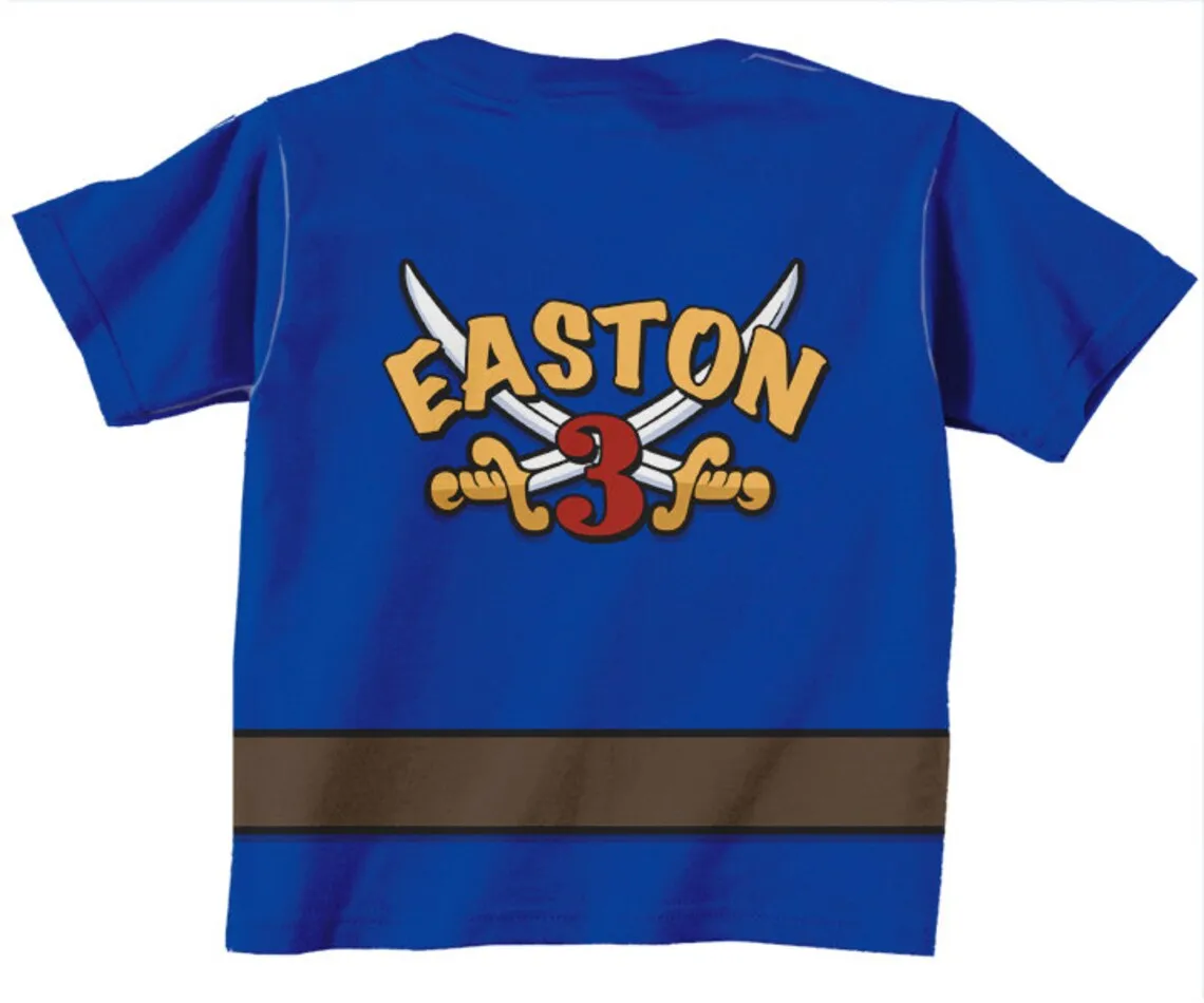 Personalized Pirate Shirt, Boys Pirate Birthday Shirt, Pirate T-Shirt