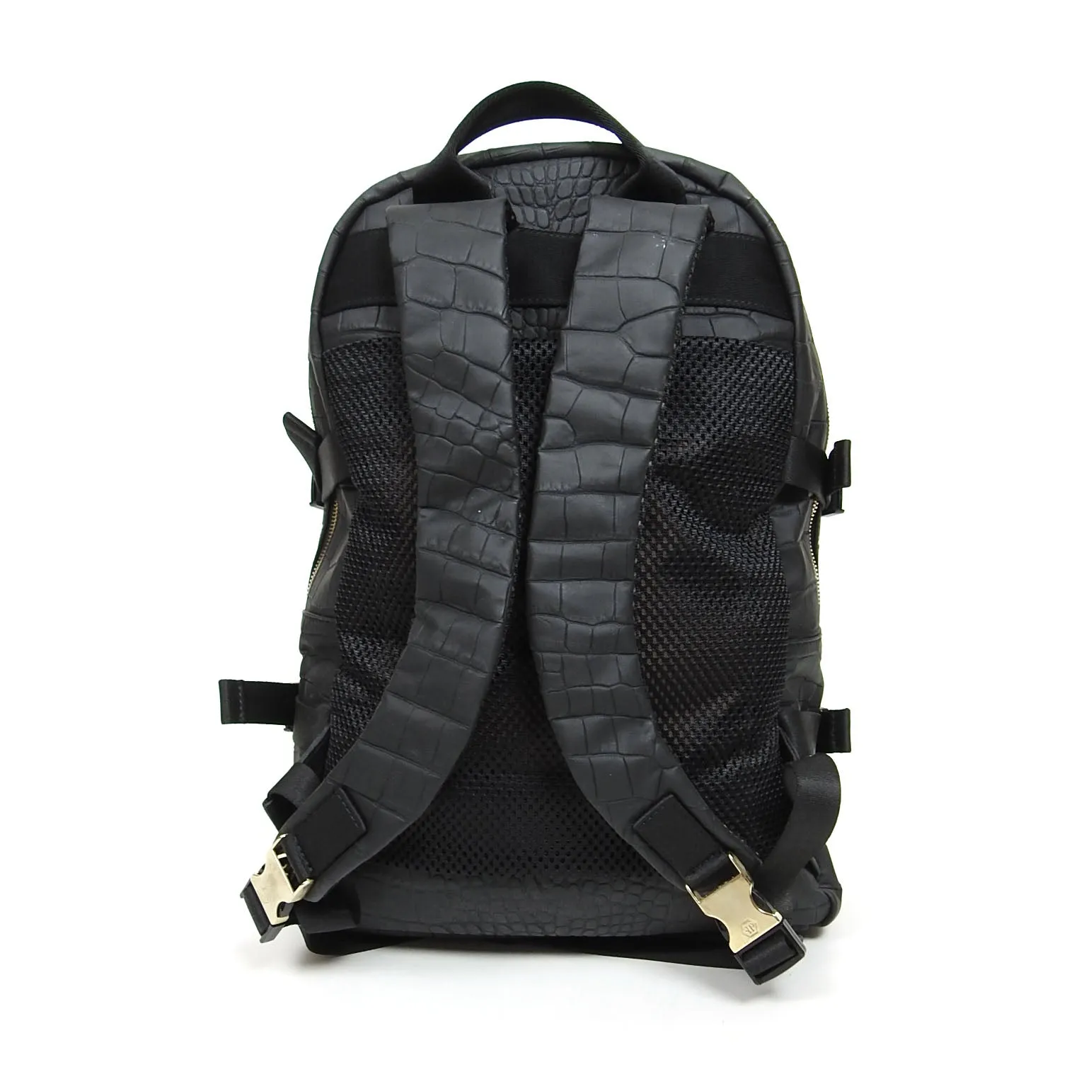 Philipp Plein Embossed Leather Backpack