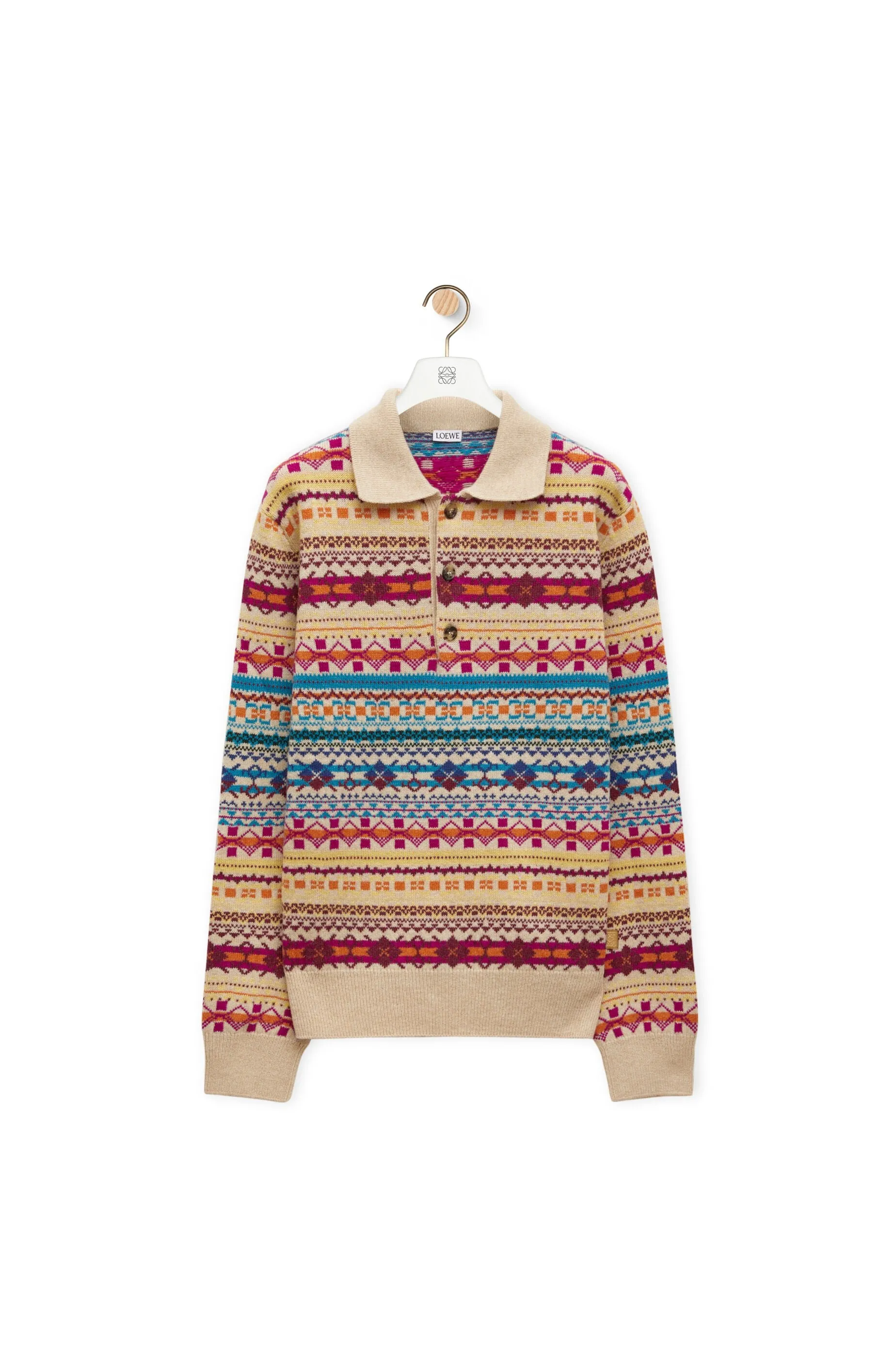 Polo Sweater In Wool