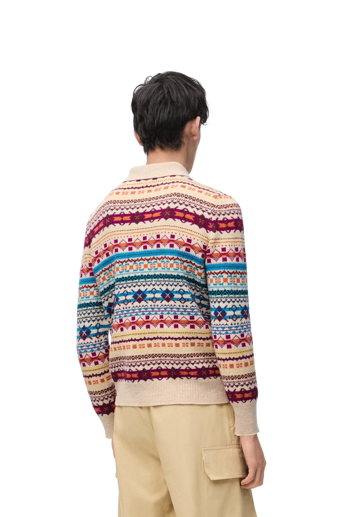 Polo Sweater In Wool