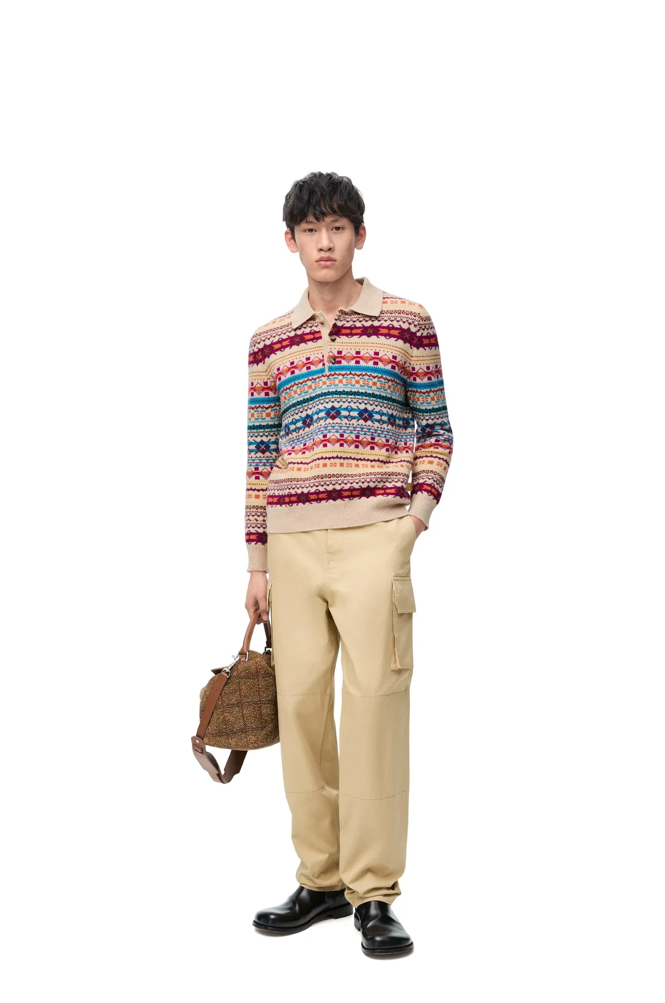 Polo Sweater In Wool