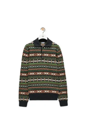 Polo Sweater In Wool