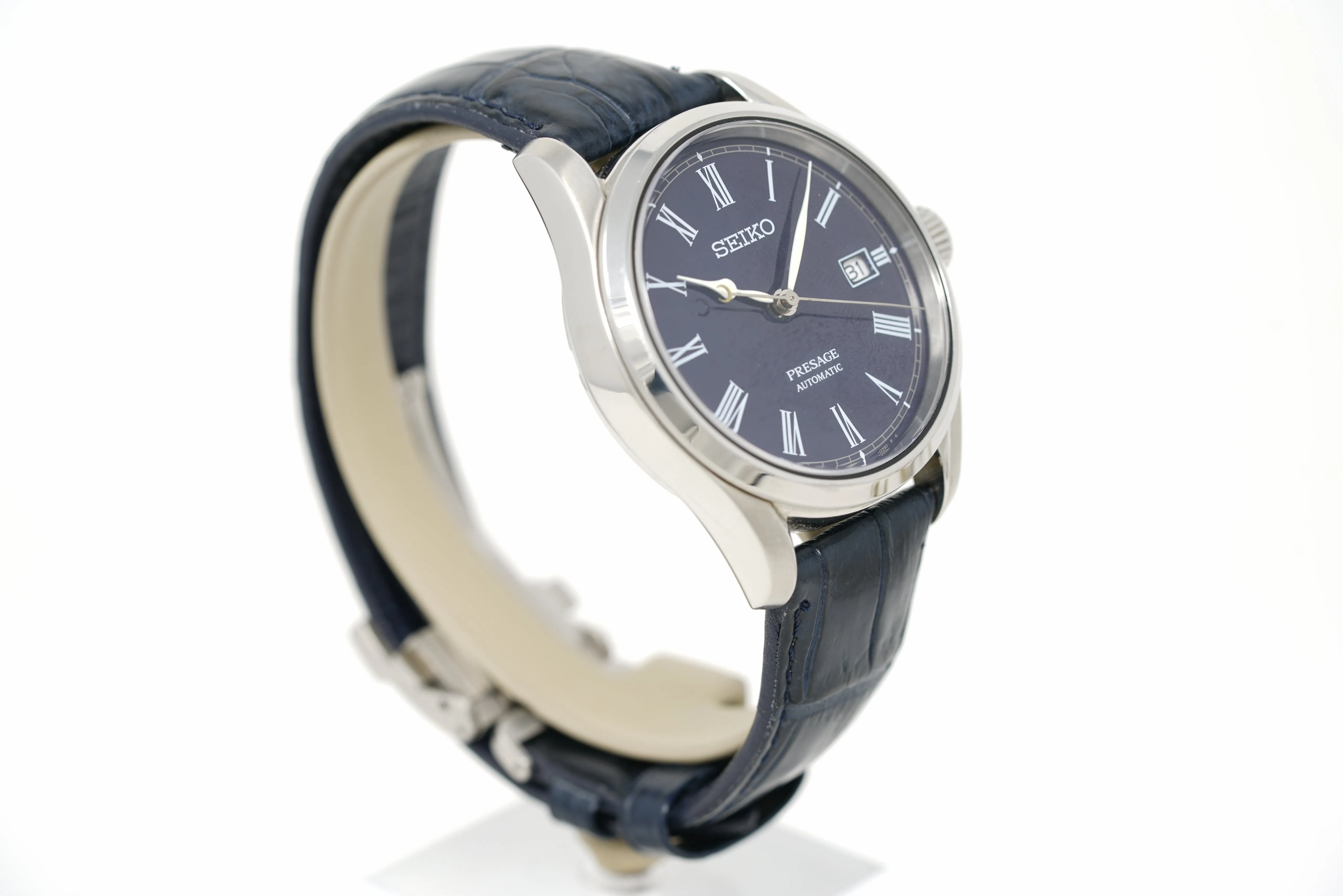 Pre-Owned Seiko Presage Blue Enamel Limited Edition SPB069