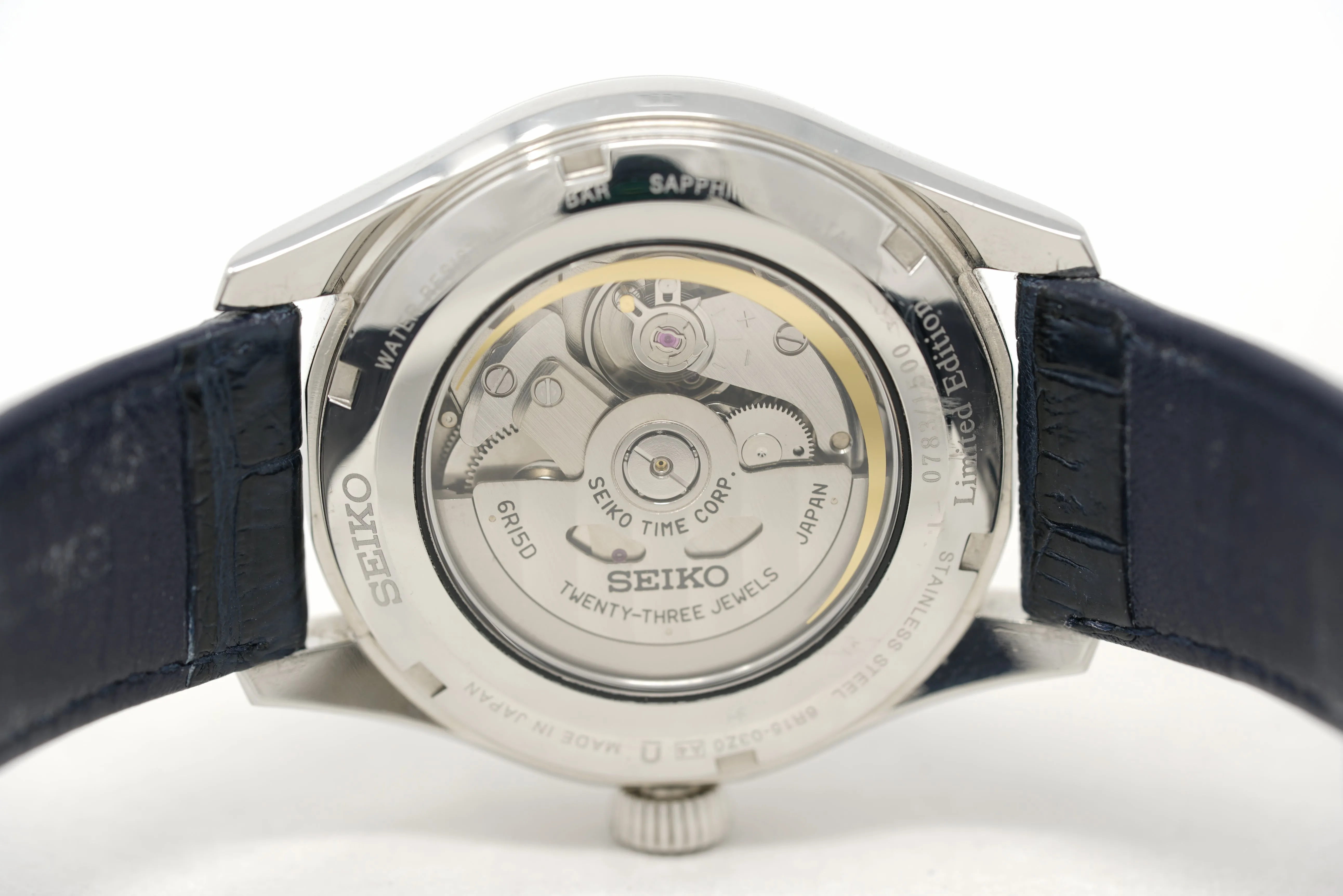 Pre-Owned Seiko Presage Blue Enamel Limited Edition SPB069