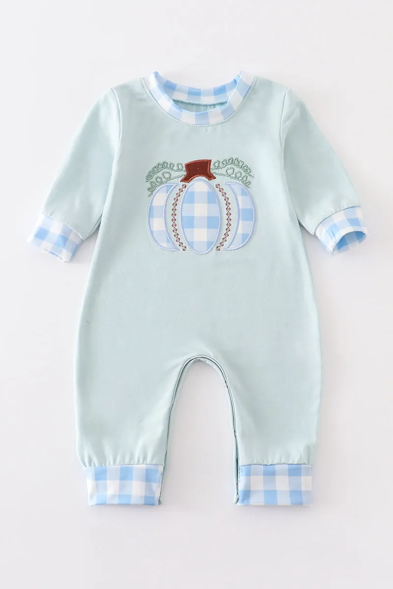 Pumpkin Applique Boy Romper