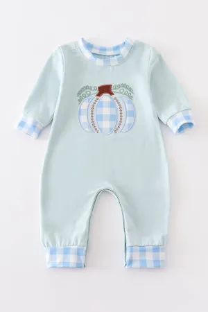 Pumpkin Applique Boy Romper