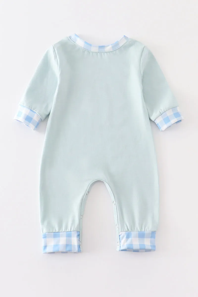 Pumpkin Applique Boy Romper