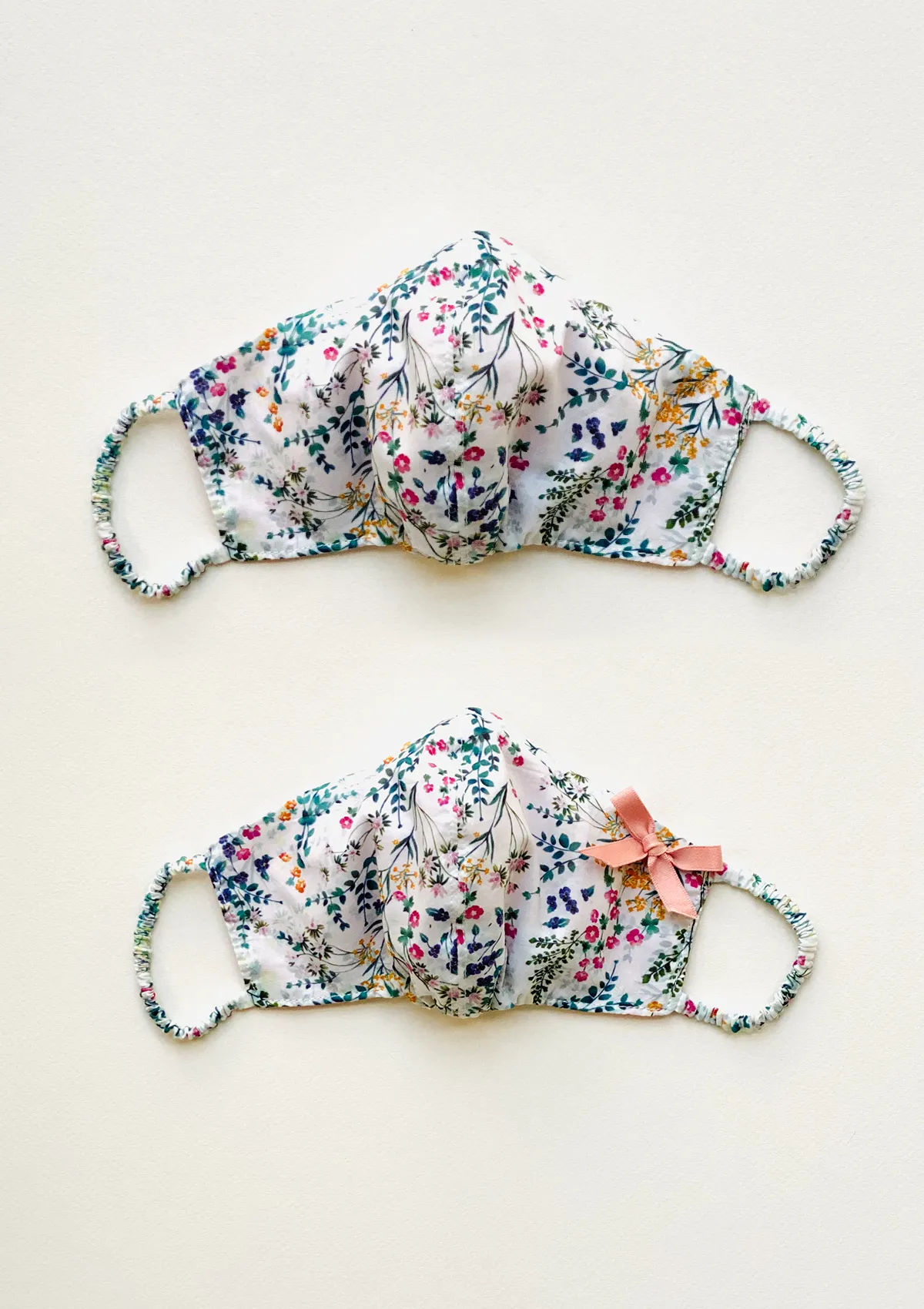 "Be Safe. Be Kind" Printed Heirloom Mask - Botanical Vines