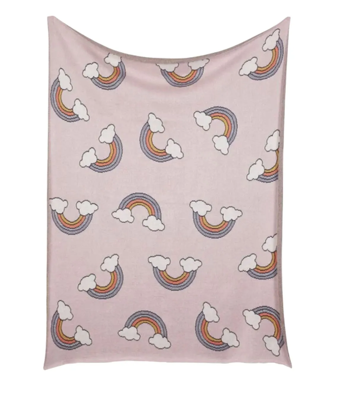 Rainbow Pink Blanket Set