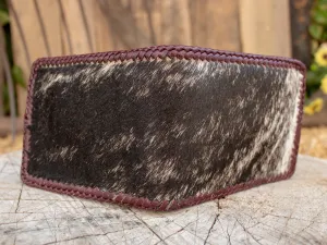 Real COWHIDE NATURAL HAIR cowboy leather western wallet cartera