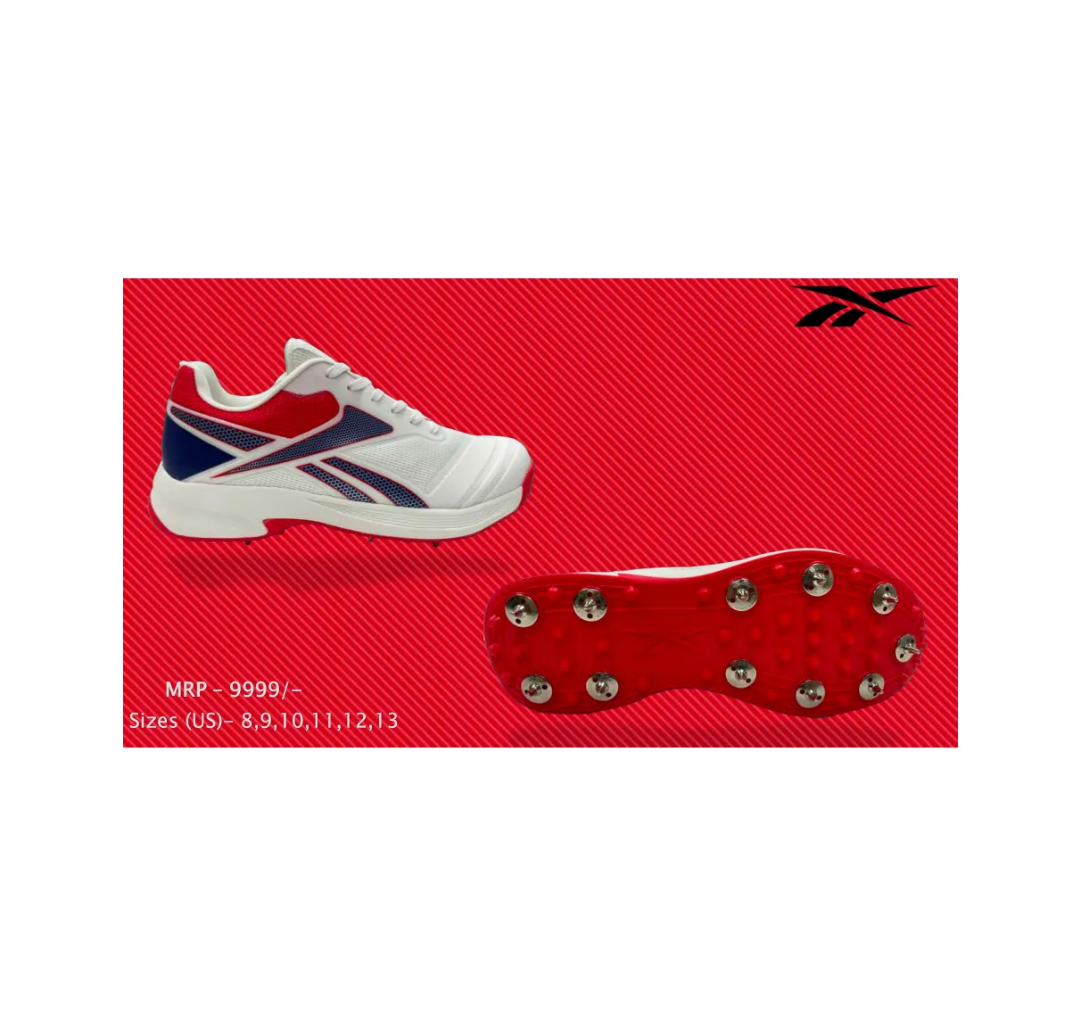 Reebok All Round Kaiser Spike Cricket Shoes