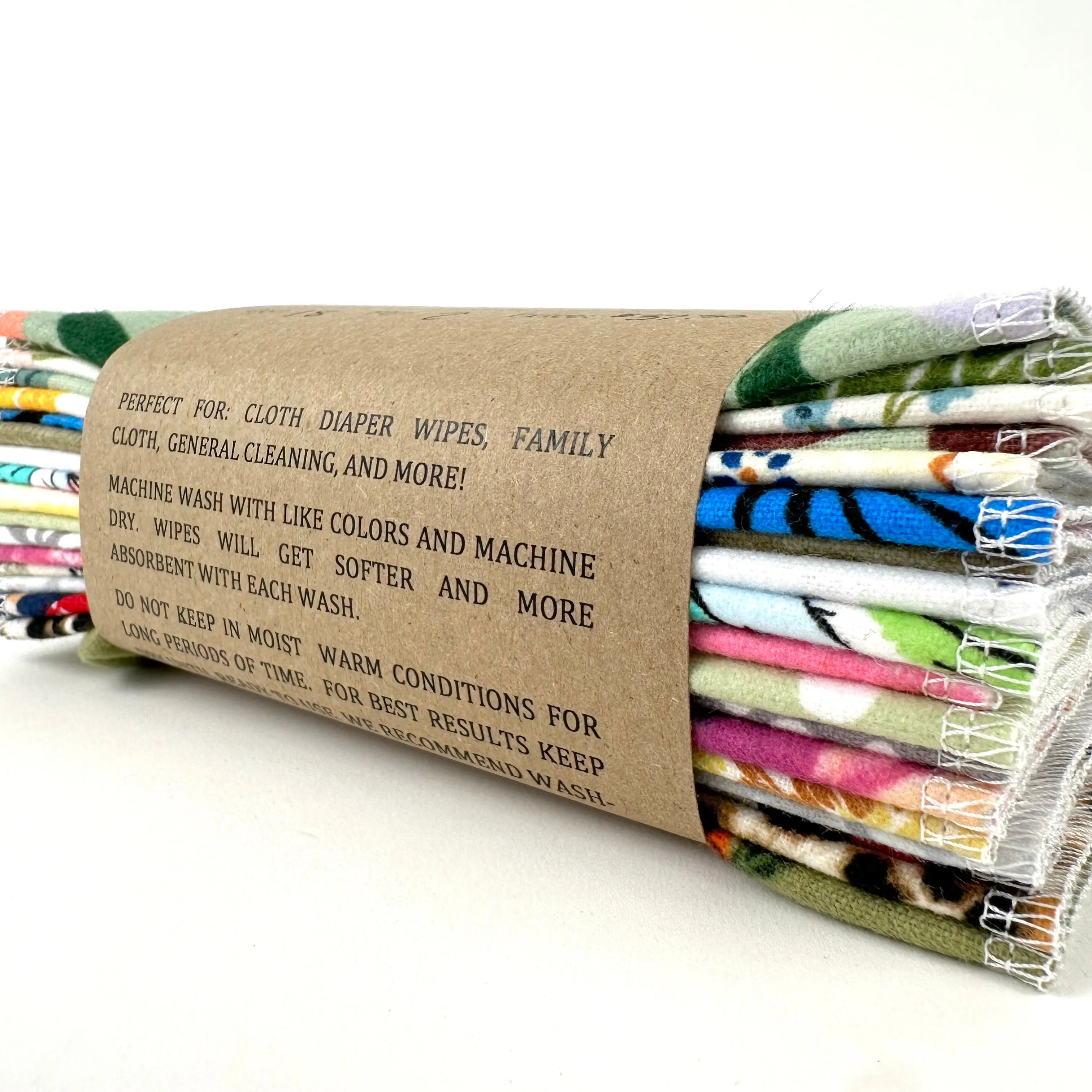 Reusable Cloth Wipes - 2 ply