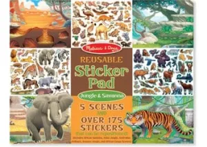 Reusable Sticker Pad - Jungle & Savannah