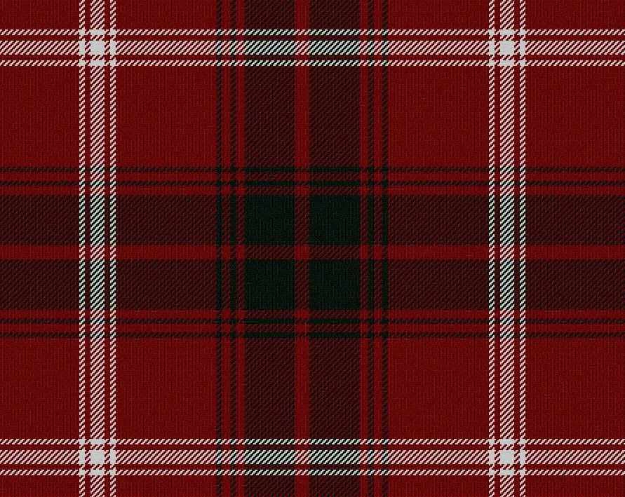 Rothesay Red Modern Medium Weight 11oz Tartan Cloth