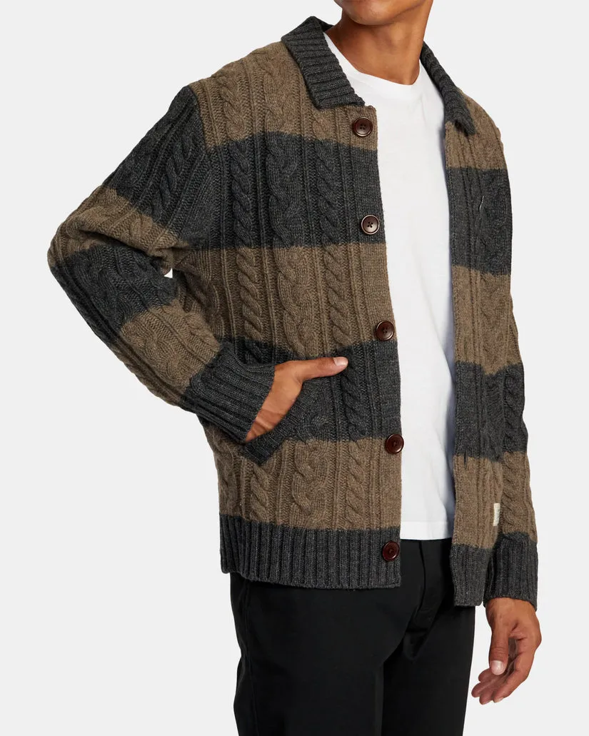 RVCA Mens Chefs Kiss Cardigan