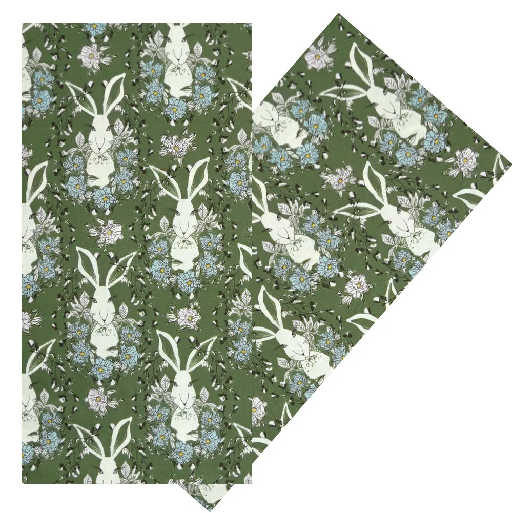 SAGE RABBITS NAPKIN SET