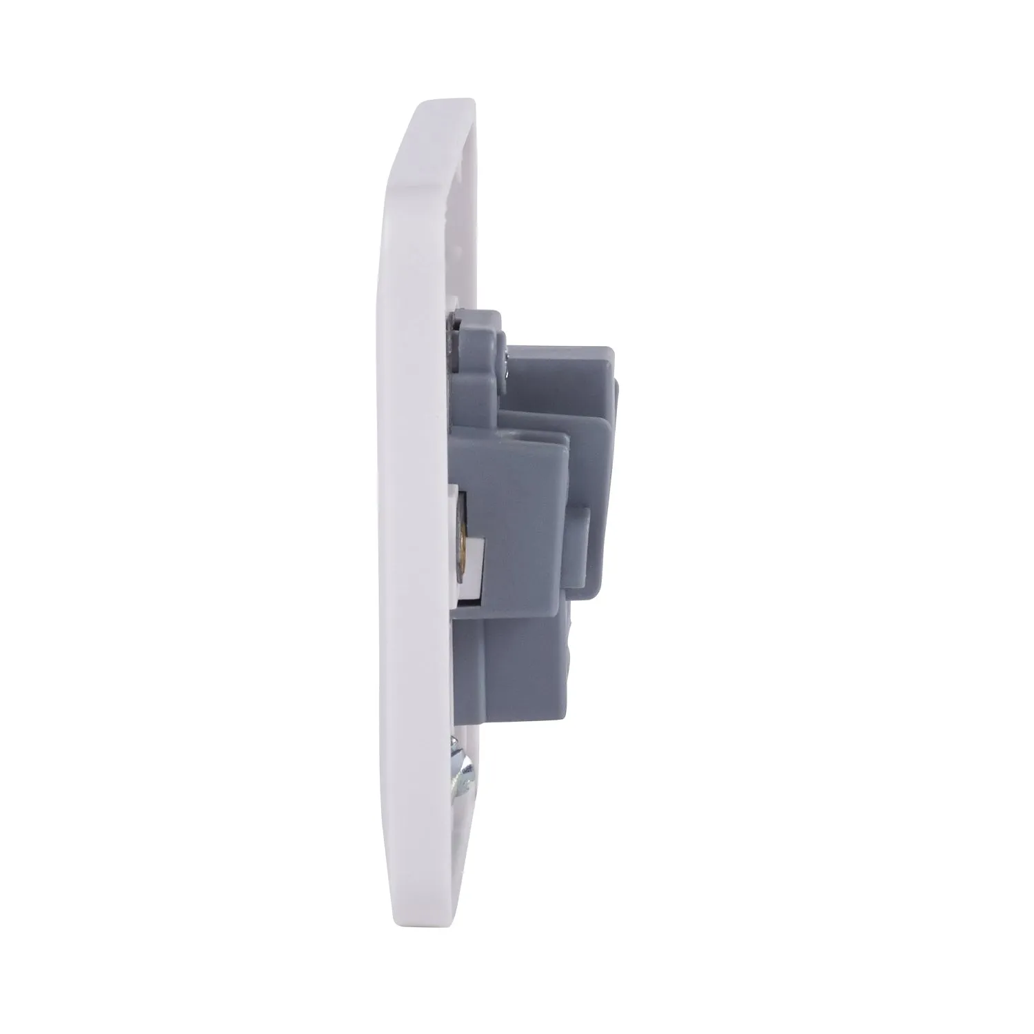 Schneider Electric GGBL3050 Lisse White Moulded 13A SP 1G Unswitched Socket