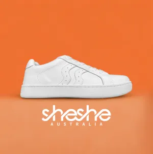 sheshe Australia Cindy Sneaker - White Leather