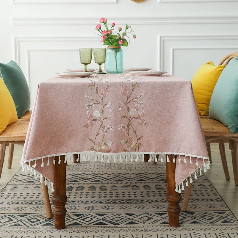 Simple Rectangular Dining Table Cloth
