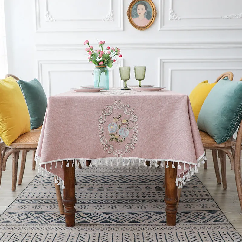 Simple Rectangular Dining Table Cloth