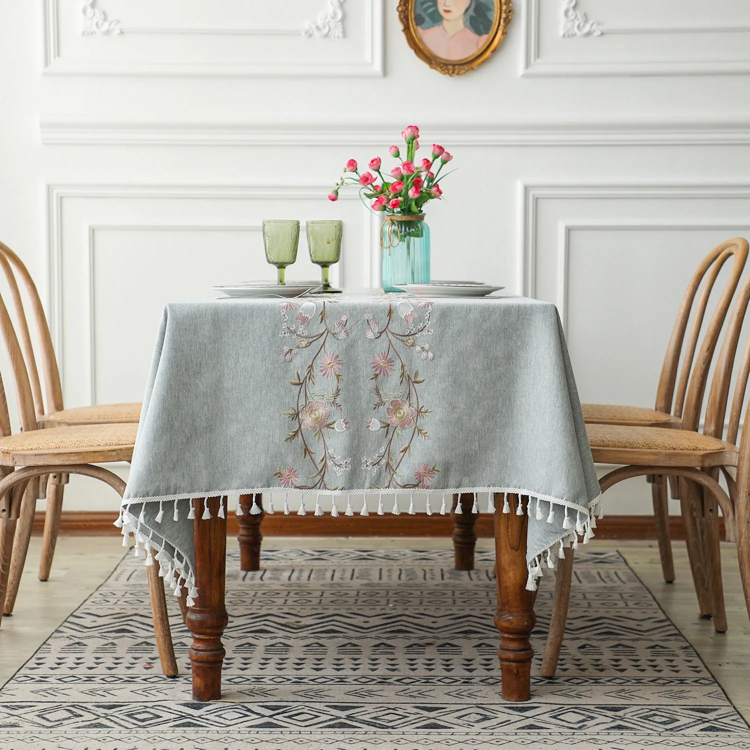Simple Rectangular Dining Table Cloth