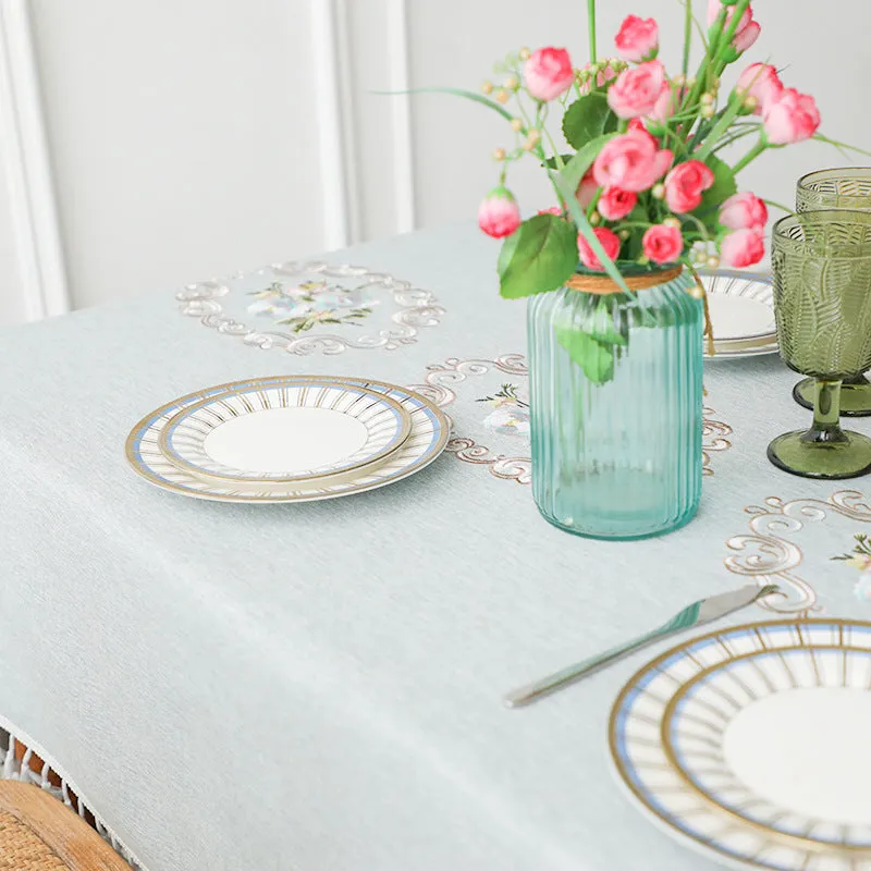 Simple Rectangular Dining Table Cloth